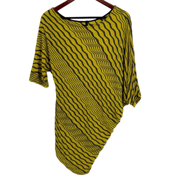 IC by Connie K Womens Sz Medium Artsy Unique Wearable Art Blouse Shirt Top - Picture 1 of 7